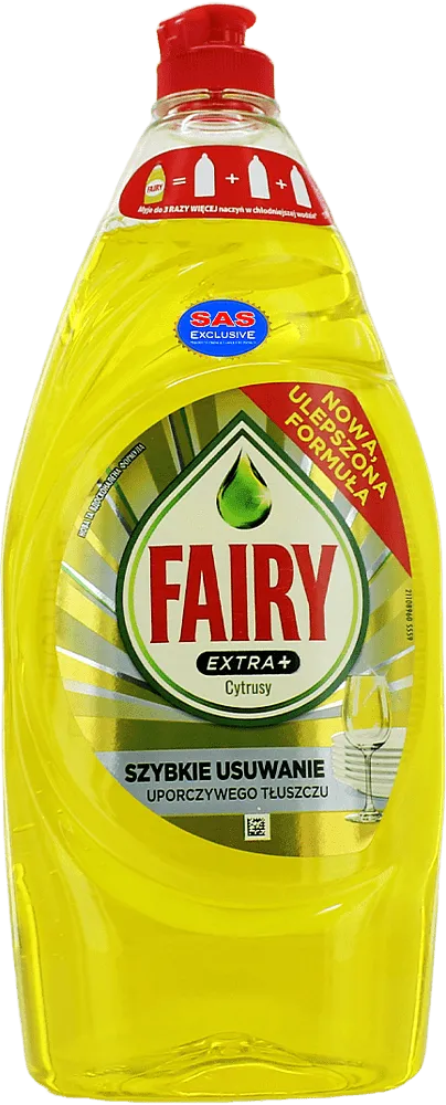 Dishwashing liquid "Fairy Extra+" 900ml
