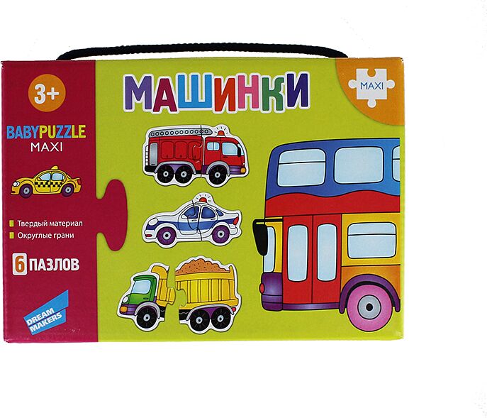 Board game "Baby Puzzle Машинки"
