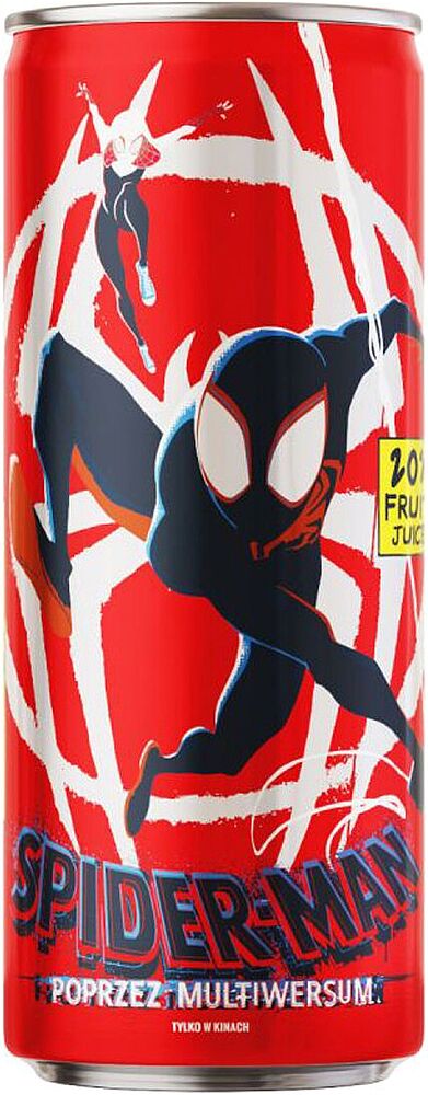 Ըմպելիք ոչ գազավորված «Vitamizu Spiderman» 250մլ Նարինջ և Մանդարին