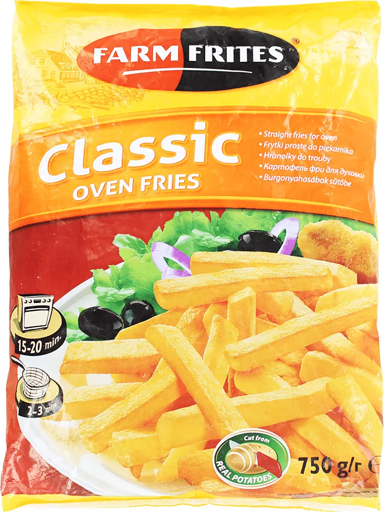 Frozen french fries "Farm Frites" 750g
