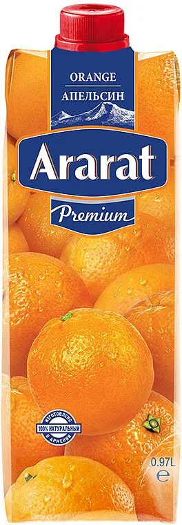 Orange juice "Ararat" 0.97l 