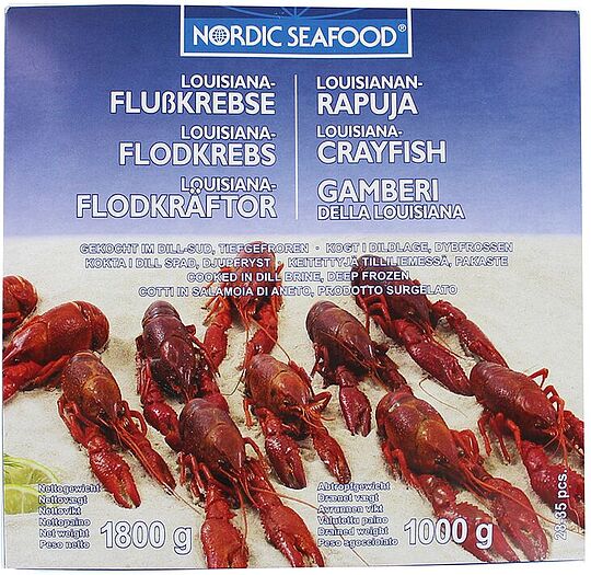 Խեցգետին ամողջական «Nordic Seafood» 1000գ