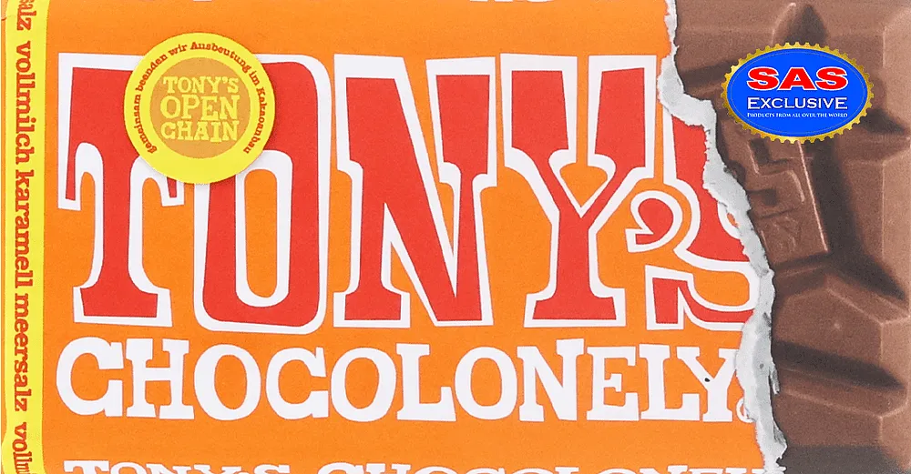 Շոկոլադե սալիկ կարամելով և ծովի աղով «Tony's Chocolonely» 90գ
