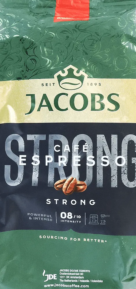 Սուրճ հատիկավոր «Jacobs Espresso Strong» 500գ
