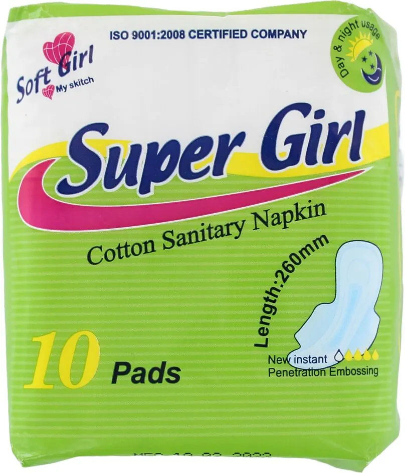 Sanitary towels "Sunny Super Girl" 10 pcs
