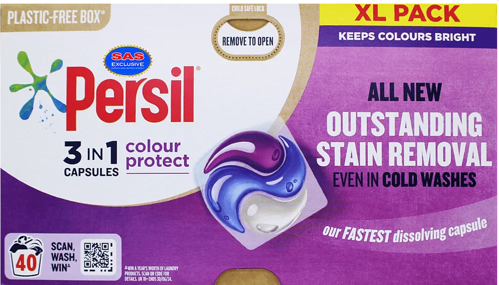 Washing color capsules "Persil Colour Protect" 40 pcs
