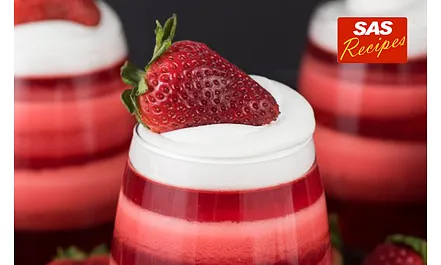 Strawberry parfait 