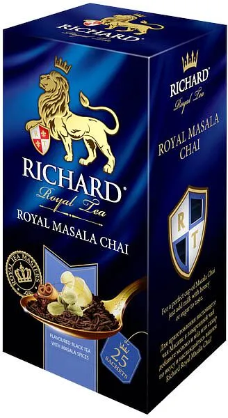 Black tea "Richard Royal Tea Royal Masala Chai" 25*2g