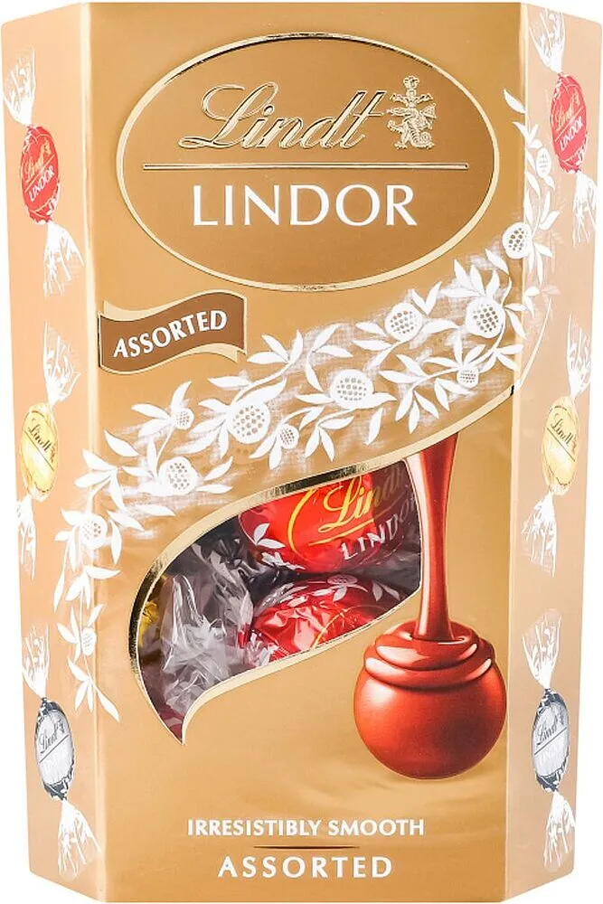 Շոկոլադե կոնֆետների հավաքածու «Lindt Lindor» 137գ
