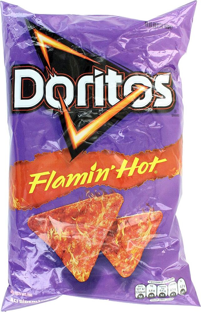 Чипсы "Doritos Flamin Hot" 102г