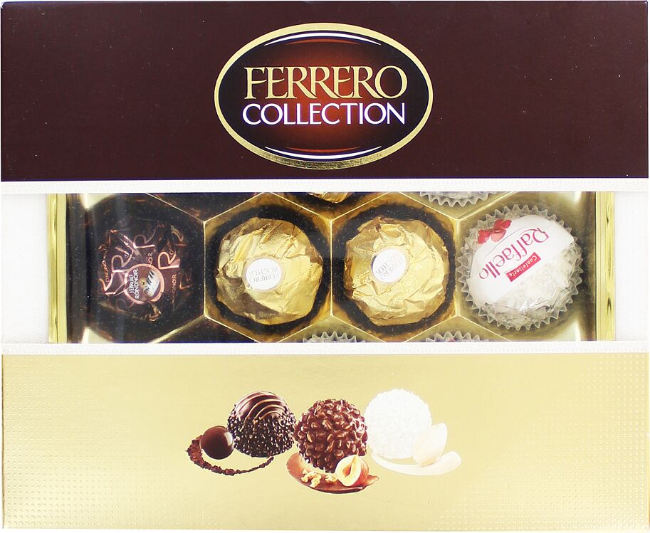 Набор шоколадных конфет "Ferrero Collection" 107.2г
