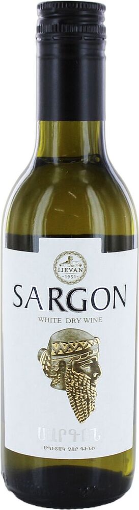 Գինի սպիտակ «Իջևան Սարգոն» 187մլ
