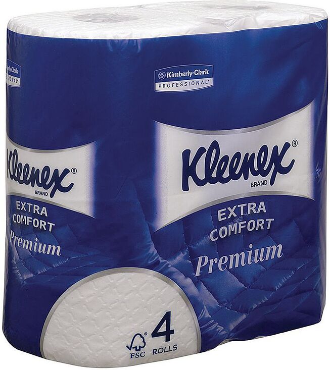 Զուգարանի թուղթ «Kleenex Premium Extra Comfort»  4 հատ