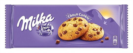 Թխվածքաբլիթ շոկոլադե կտորներով «Milka Choco Cookies» 135գ