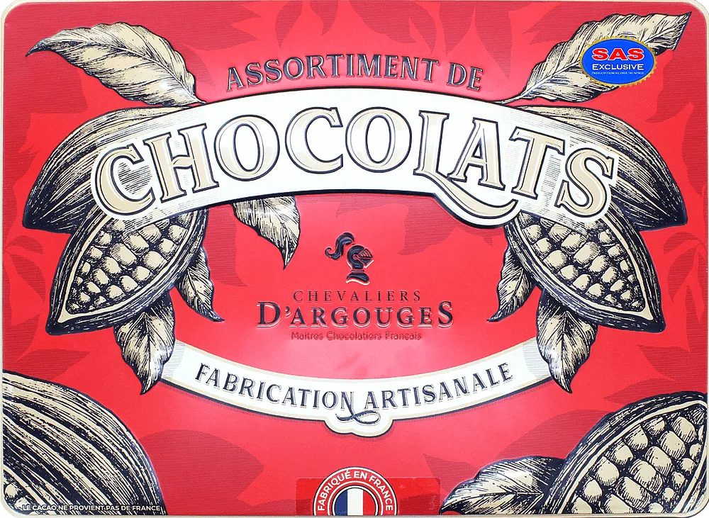 Chocolate candies collection "Chevaliers D'argouges" 300g 