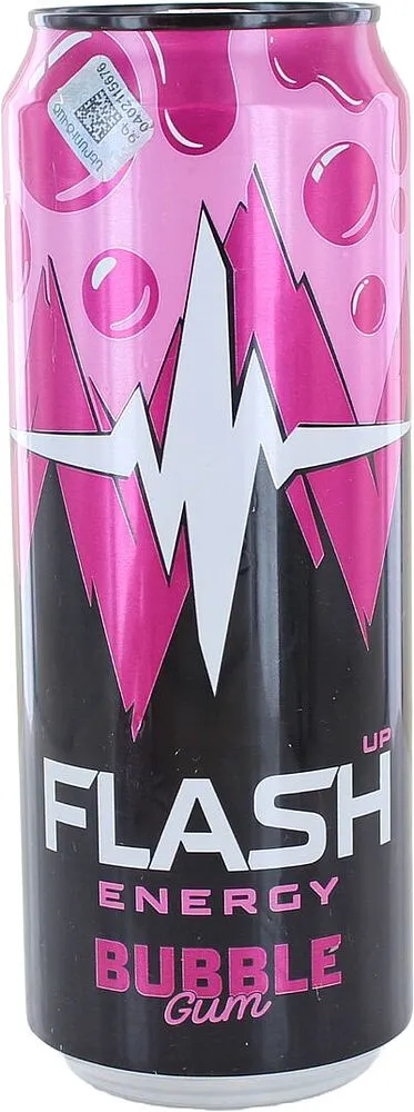 Energy bubble carbonated drink "Flash Up" 0.45l 
