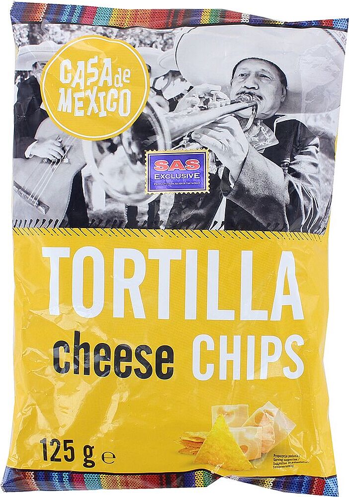 Cheese chips "Casa De Mexico Tortilla" 125g