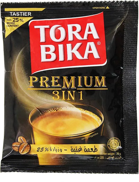 Instant coffee "Tora Bika Premium" 25g