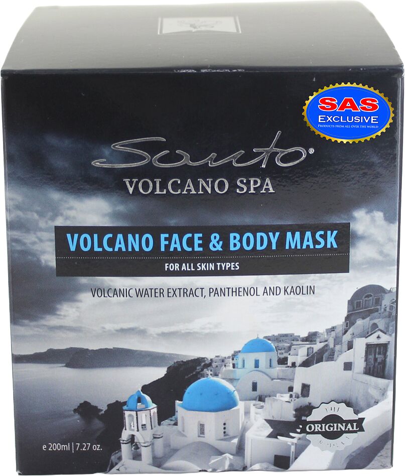 Մարմնի և դեմքի դիմակ «Santo Volcano Spa» 200մլ

