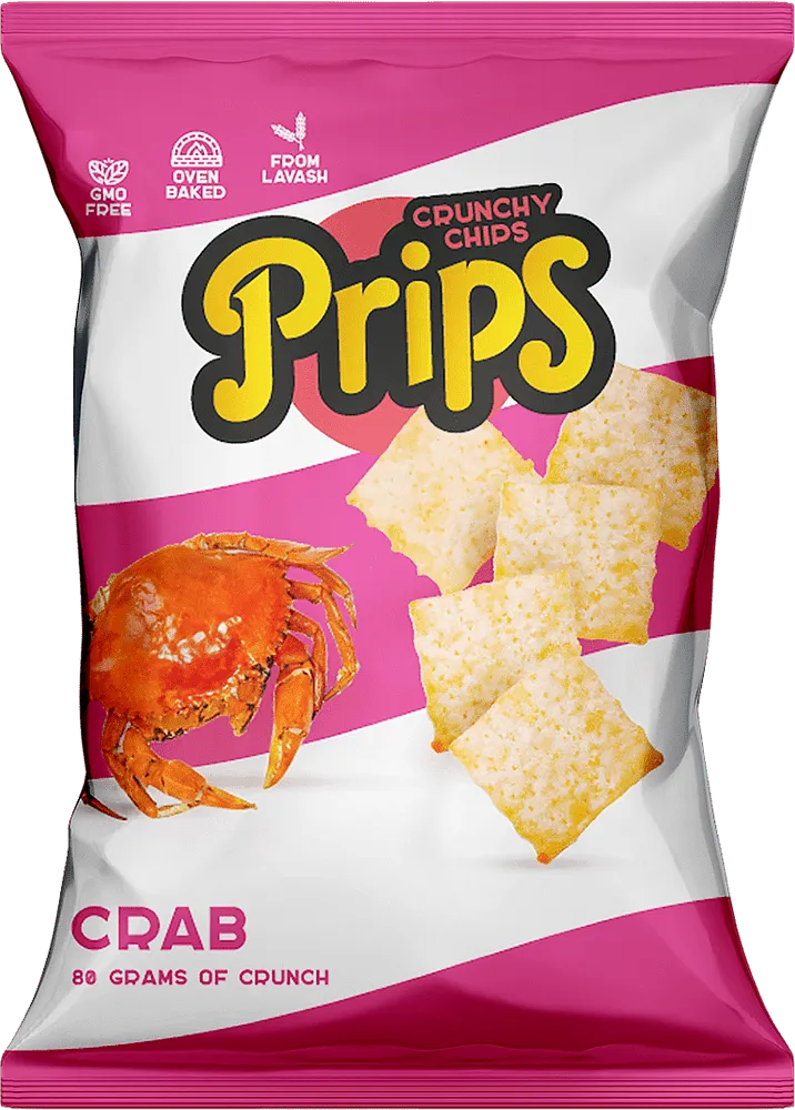Չիպս կրաբի «Prips Crunchy Chips» 80գ

