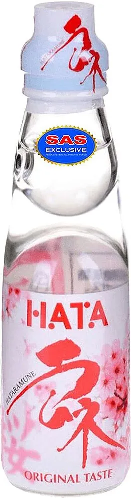Освежающий газированный напиток со вкусом сакуры "Hata Original" 200мл 