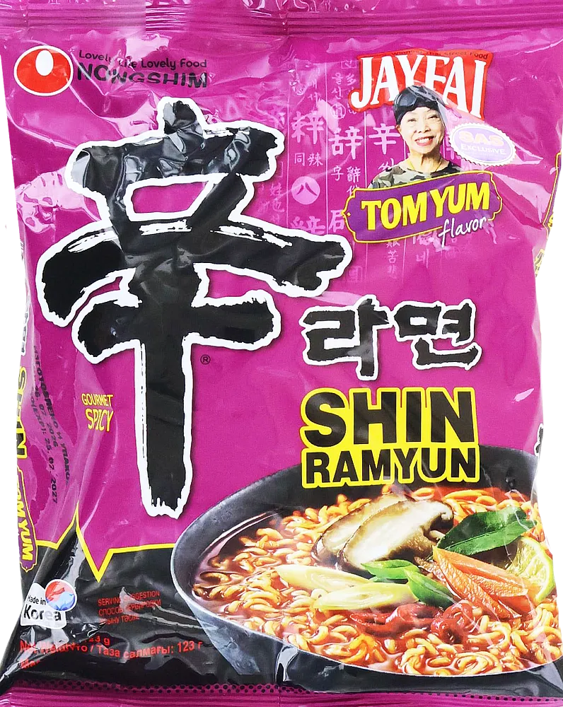 Hot noodles "Nongshim Tom Yum" 123g 