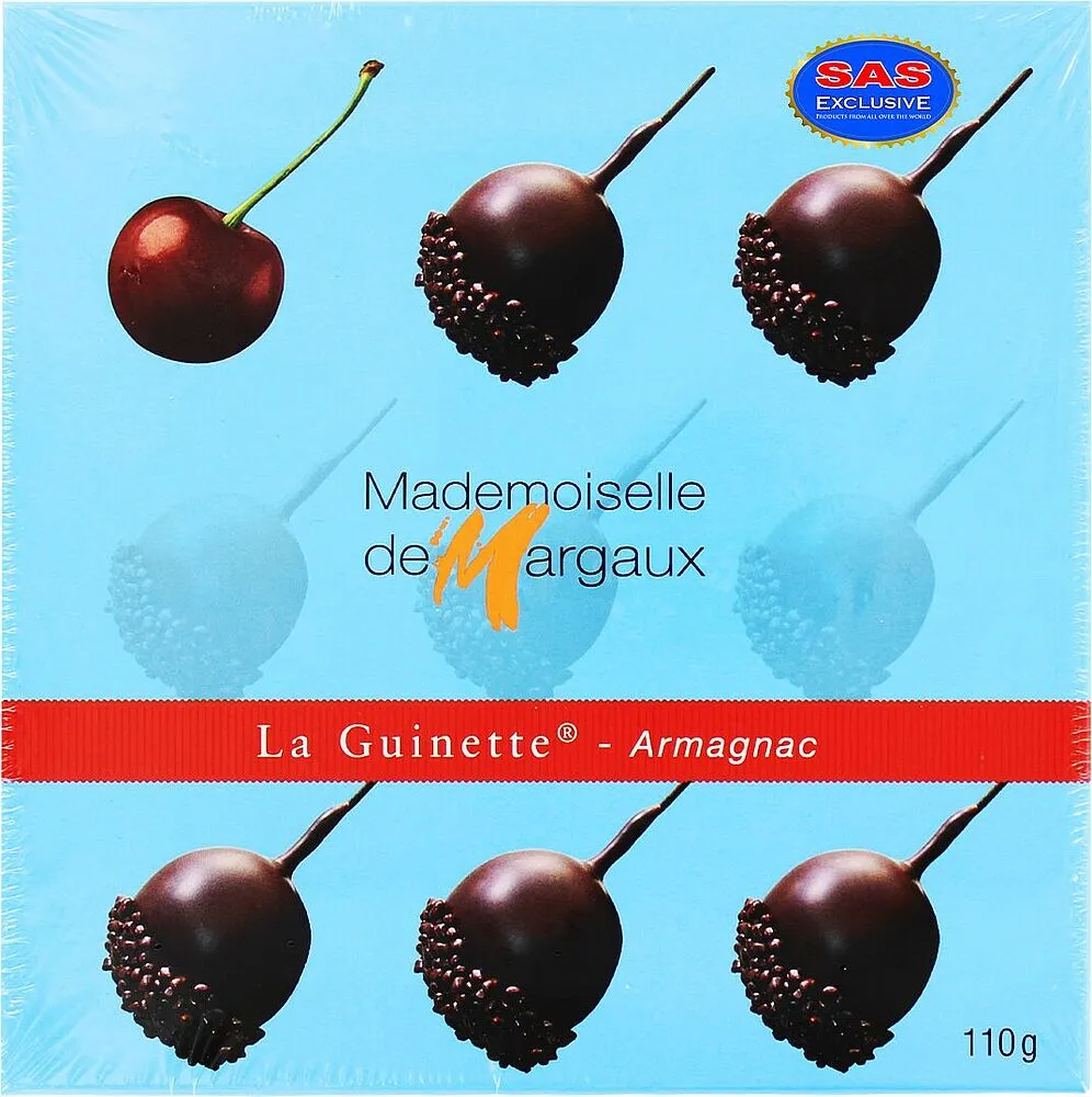 Chocolate candies with cognac "Mademoiselle de Margaux" 110g
