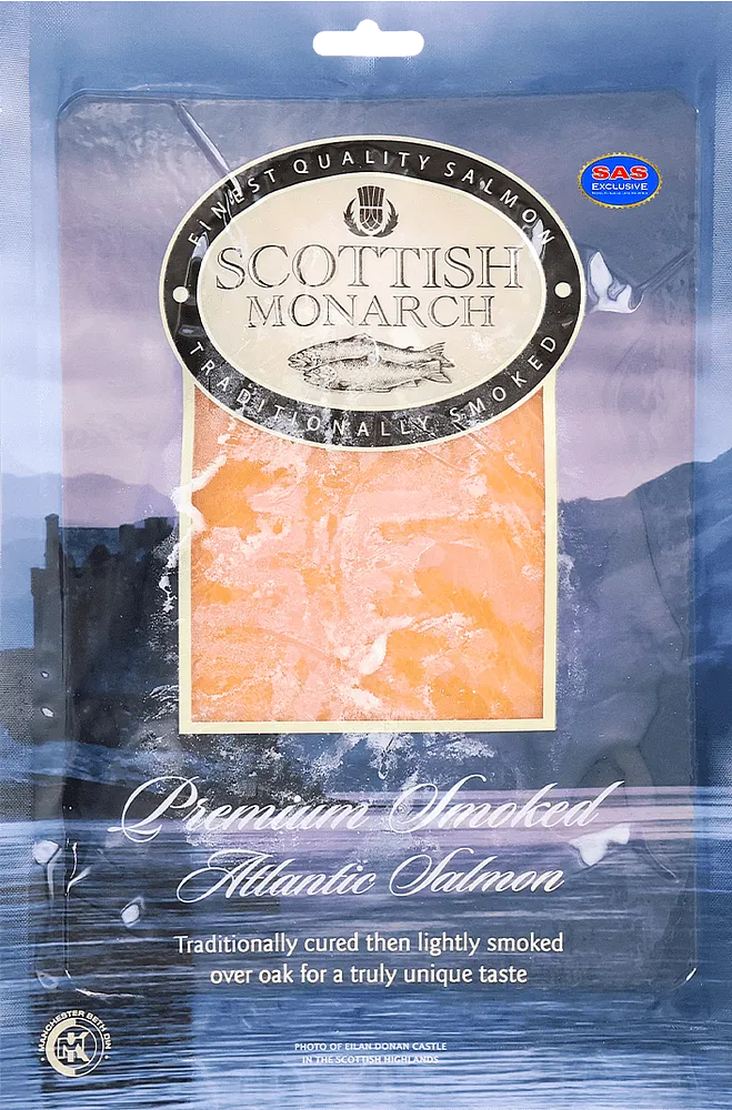 Smoked salmon "Scottish Monarch Atlantic" 0.200kg