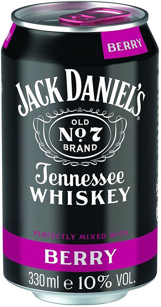 Коктейль алкогольный "Jack Daniel's Berry N7" 0.33л
