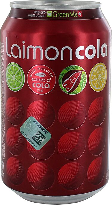 Refreshing carbonated drink "Laimoncola" 0.33л