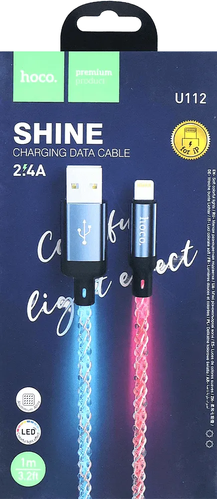 USB cable "Hoco Premium Shine"

