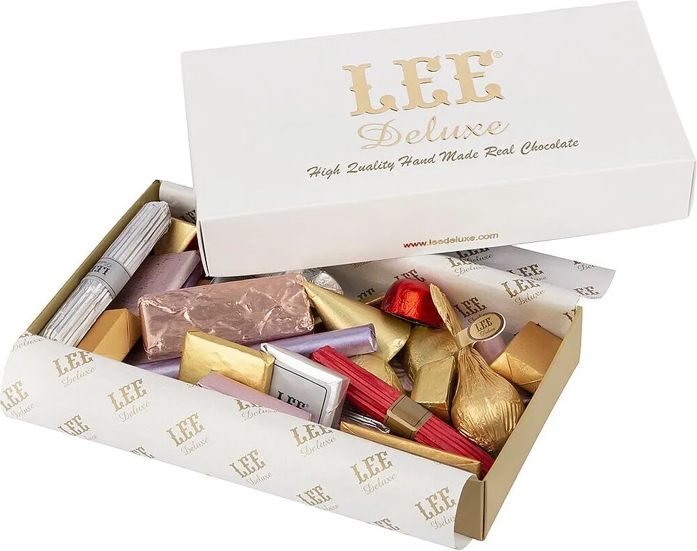 Chocolate candies collection "Lee Deluxe Asortiment White" 350g