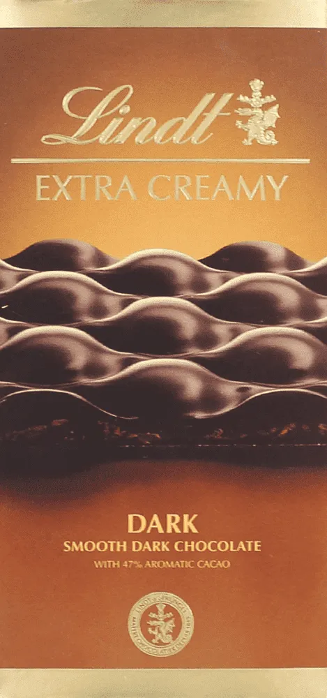 Շոկոլադե սալիկ մուգ «Lindt Extra Creamy» 80գ