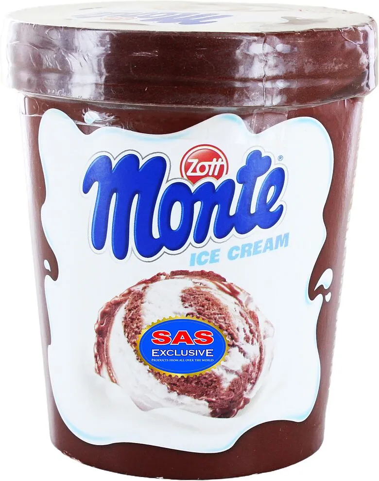 Chocolate ice cream "Zott Monte" 250g
