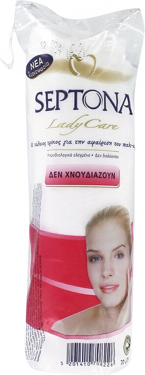 Cotton pads "Septona Lady Care" 70pcs  