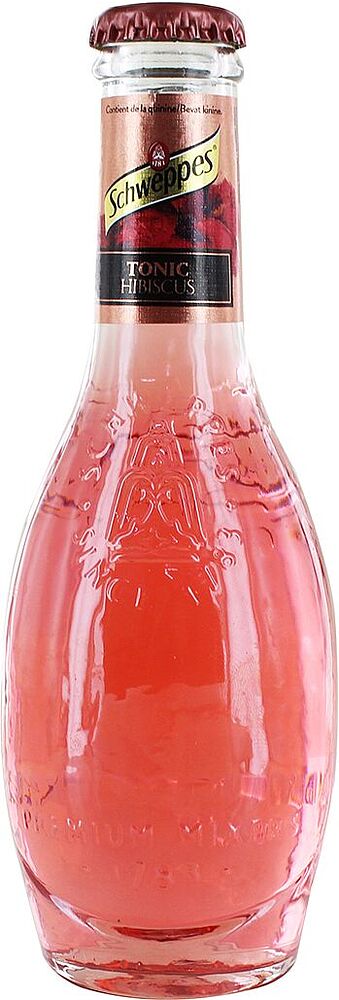 Refreshing carbonated drink "Schweppes Tonic Hibiscus" 0.20l