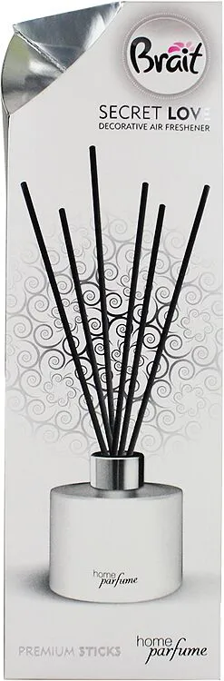Air freshener & rattan sticks "Brait Secret Love" 100ml