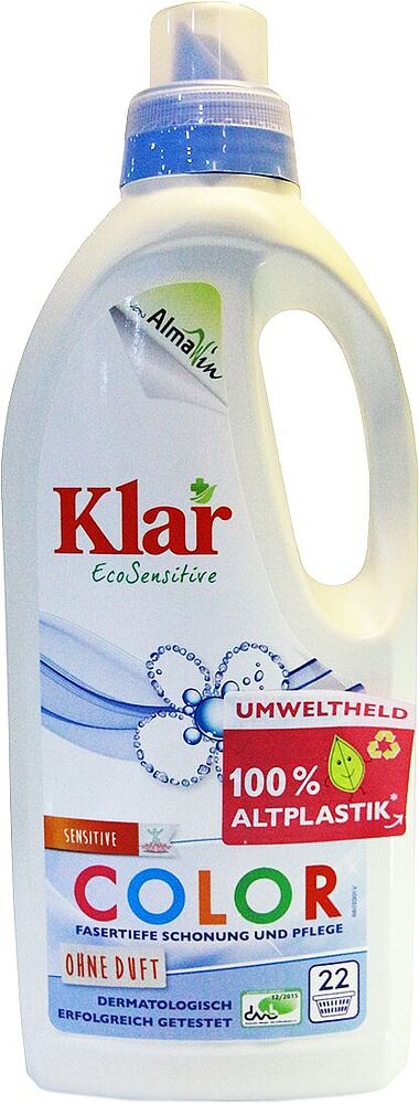 Լվացքի գել «Klar» 1լ Գունավոր