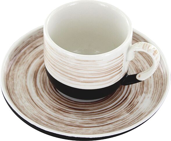 Ceramic coffee cup "Platinium Home"