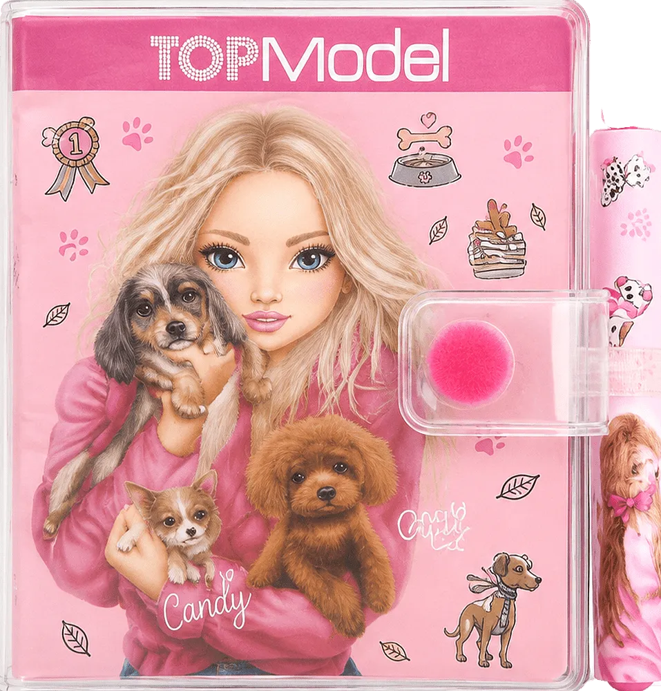 Notebook & pen "Top Model Candy" 

