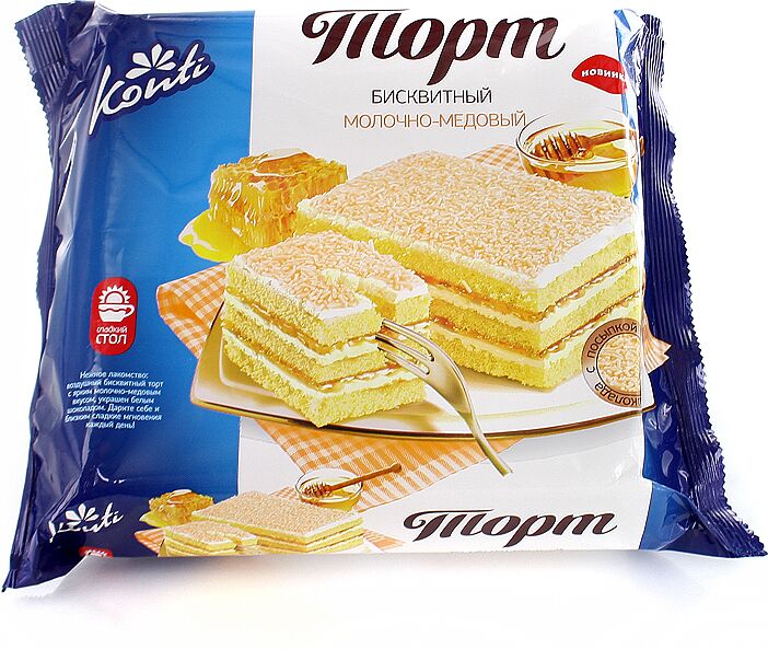 Торт молочно-медовый "Konti" 350г