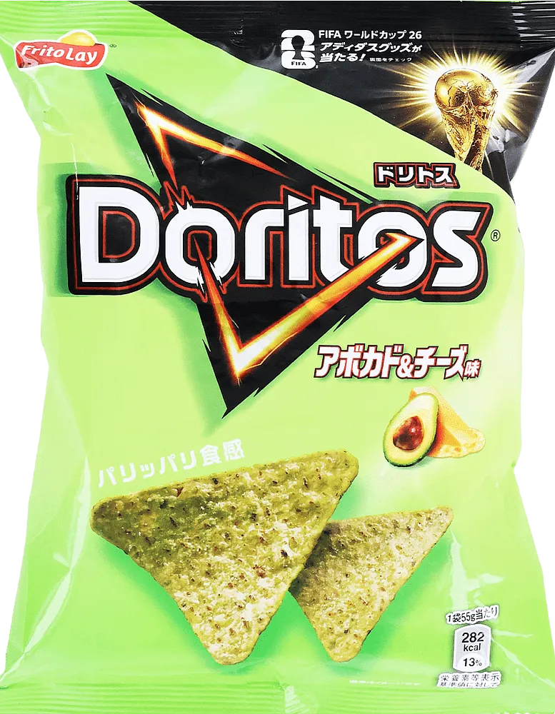 Чипсы со вкусом сыра и авокадо "Doritos Avocado & Cheese" 55г