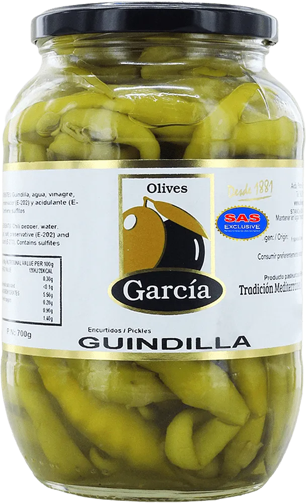 Marinated pepper "Olives Garcia Guindilla" 700g
