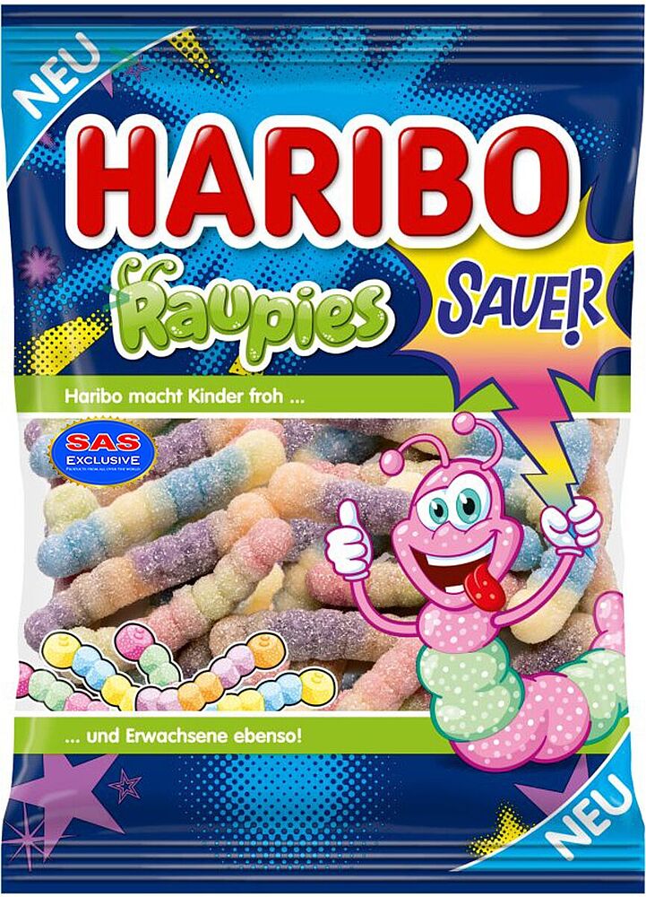 Jelly candies "Haribo Raupies" 160g