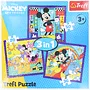 Пазл "Trefl Disney Mickey & Friends 3 in 1"
