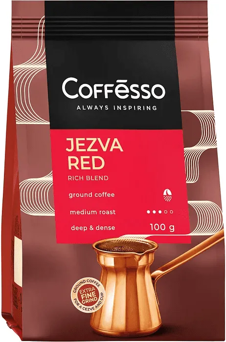 Ground coffee "Coffesso Jezva Red" 100g
