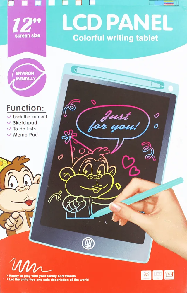 LCD writing tablet 12""