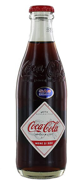 Refreshing carbonated drink "Coca Cola Specialty" 250ml Apple