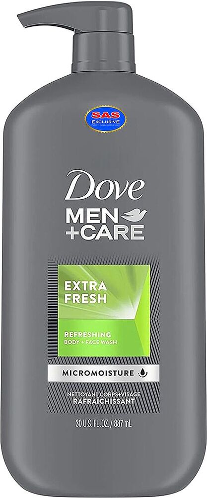 Shower gel "Dove Men+Care Extra Fresh" 887ml
