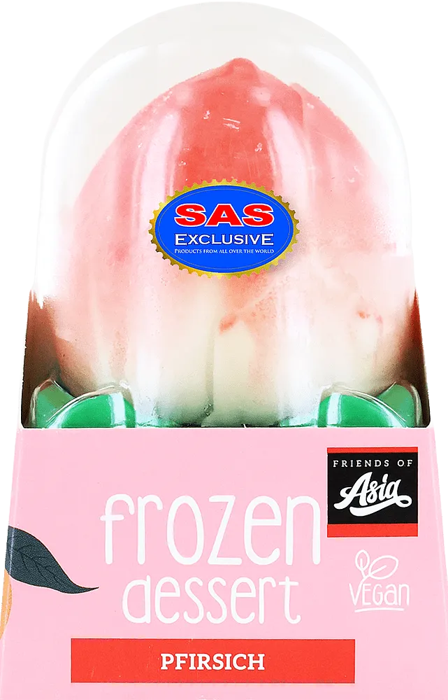 Peach ice-cream "Friends of Asia Pfirsich " 75g
